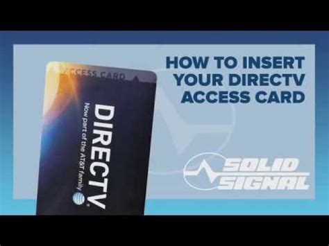 cual es el smart card en directv|direct tv access card problems.